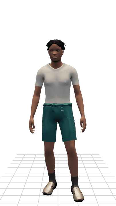 Rocket Rudy sprint simulator contestant