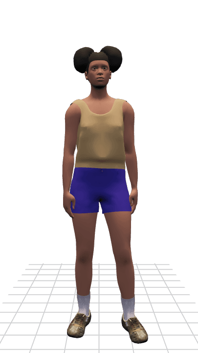 Daisy Dash sprint simulator contestant