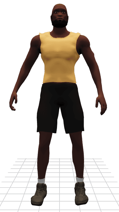 Jet Jaxon sprint simulator contestant