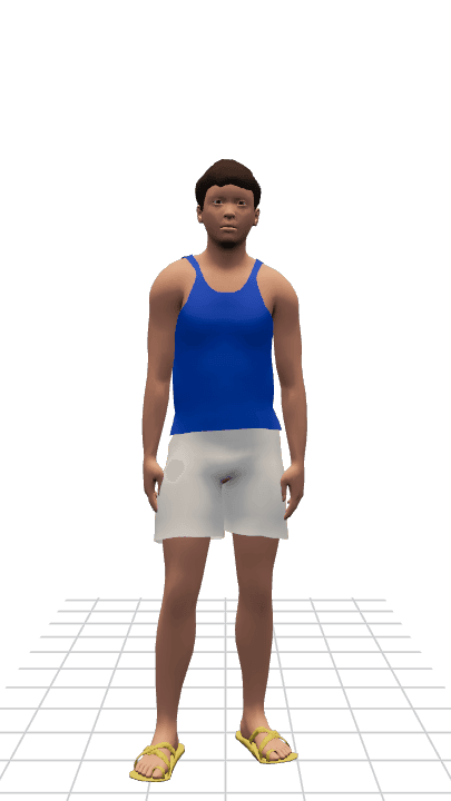 Wesley Wizz sprint simulator contestant
