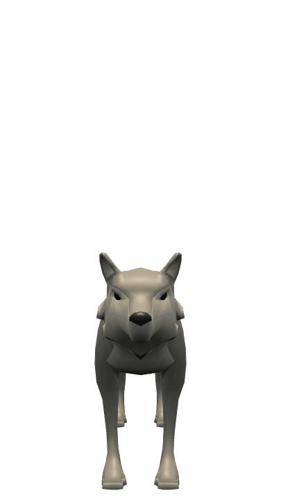 Wolf sprint simulator contestant